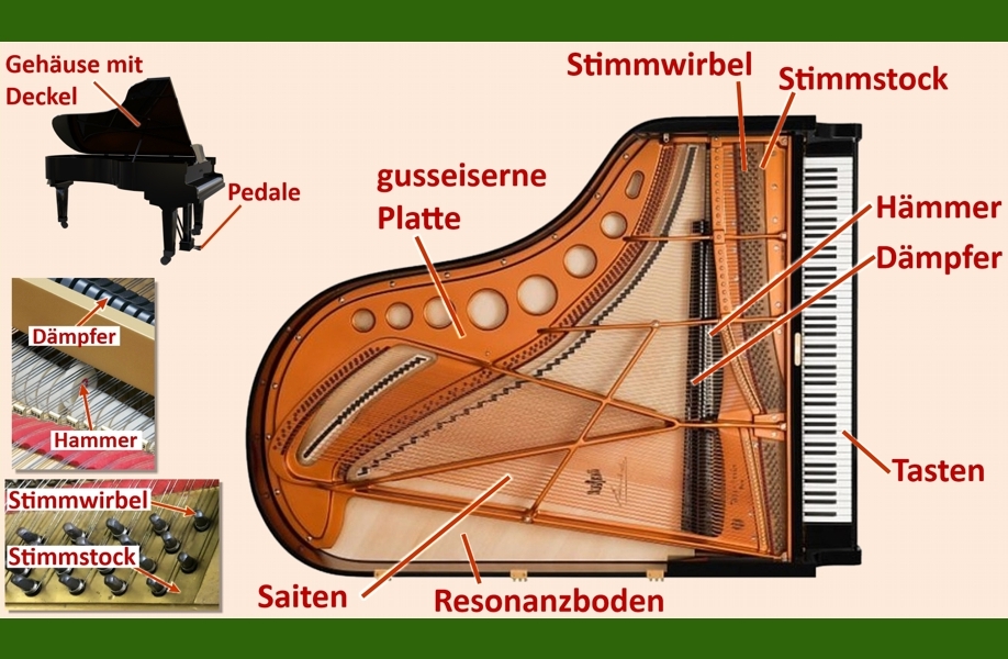 Wie ein Flügel aufgebaut ist