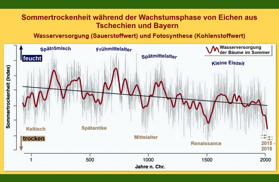 Dürresommer - so extrem wie noch nie - Schaubild Diagramm